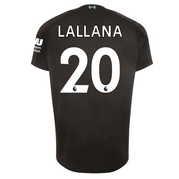 Camiseta Liverpool NO.20 Lallana 3ª 2019 2020 Negro